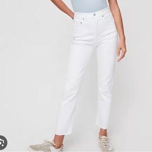 Agolde white Riley size 30